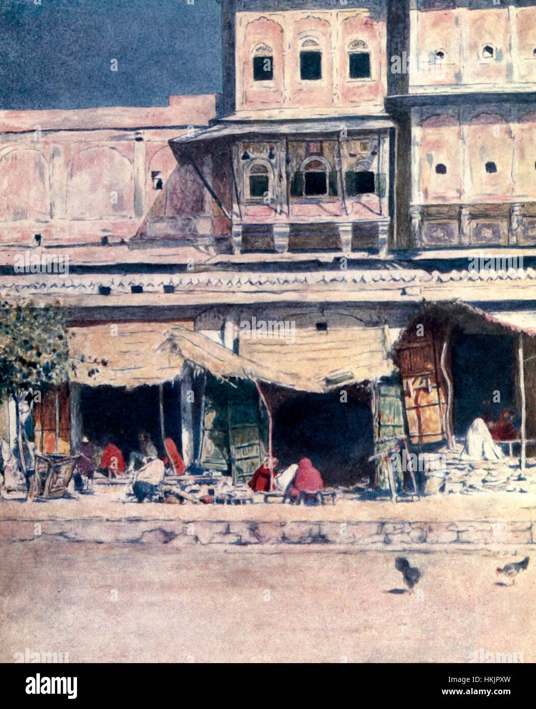 Einheimische Geschäfte, Indien, ca. 1912 Stockfoto