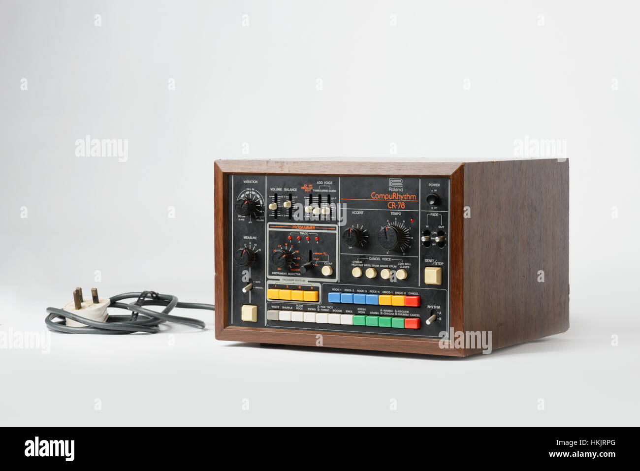 Roland CR-78 Compurhythm Drum-Machine. Stockfoto