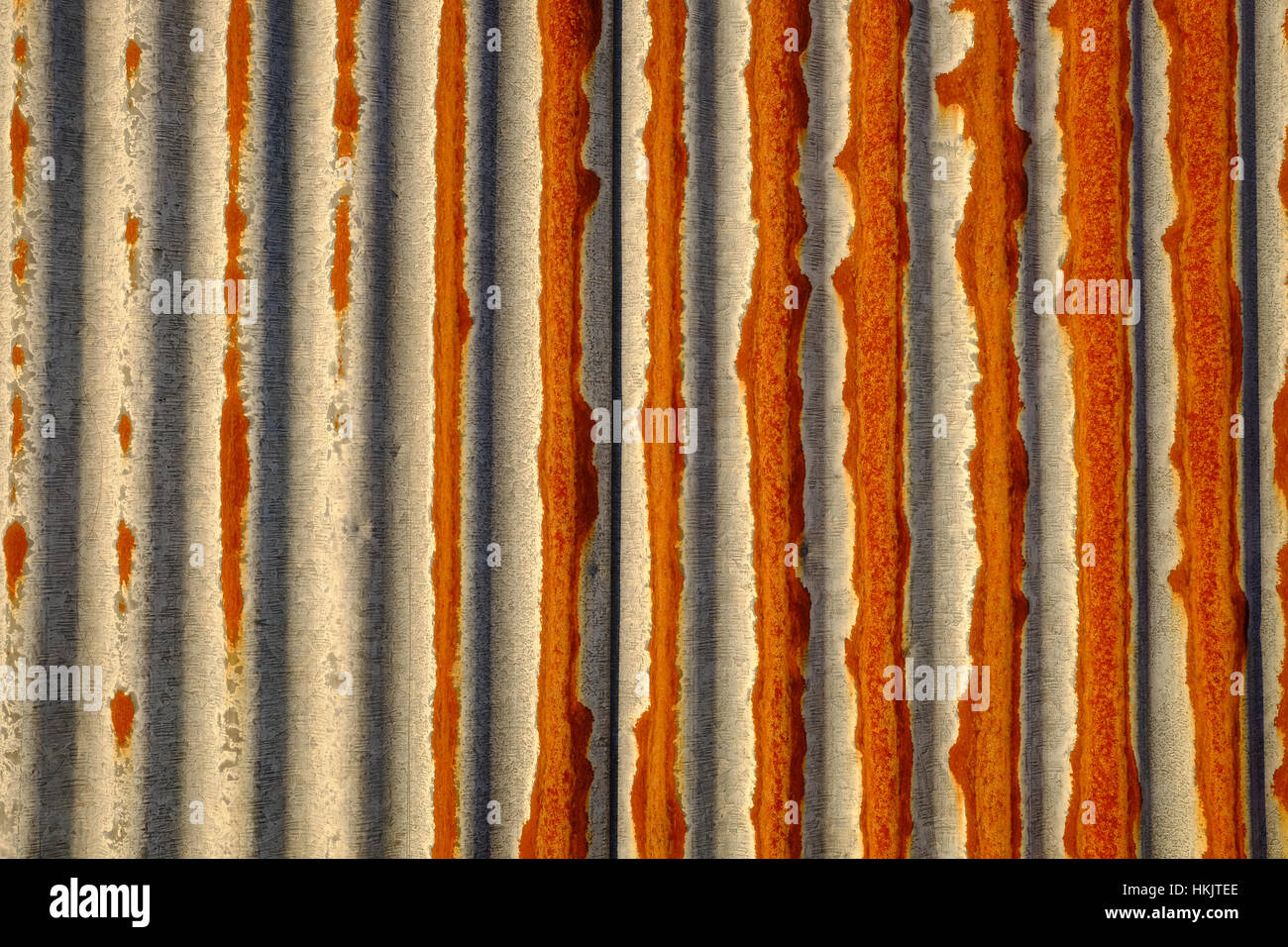 Wellblech Stockfoto