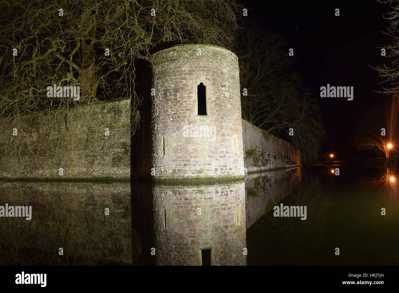 Die Stadt Wells Stockfoto