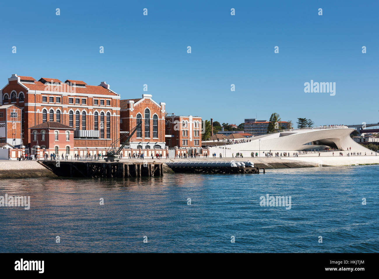 MAAT - Museum für Kunst, Architektur und Technik, Lissabon, Portugal Stockfoto