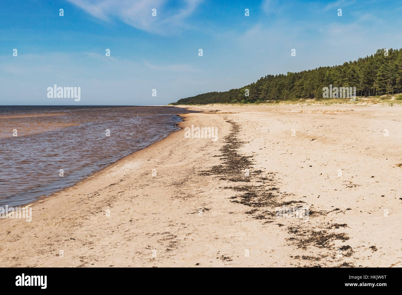Die Ostsee zwischen Lettland und Estland ist bekannt als der Golf von Riga oder die Bucht von Riga, Baltikum, Europa Stockfoto