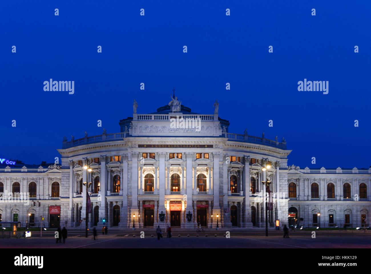 Wien, Wien: Theater Burgtheater, 01. Old Town, Wien, Österreich Stockfoto