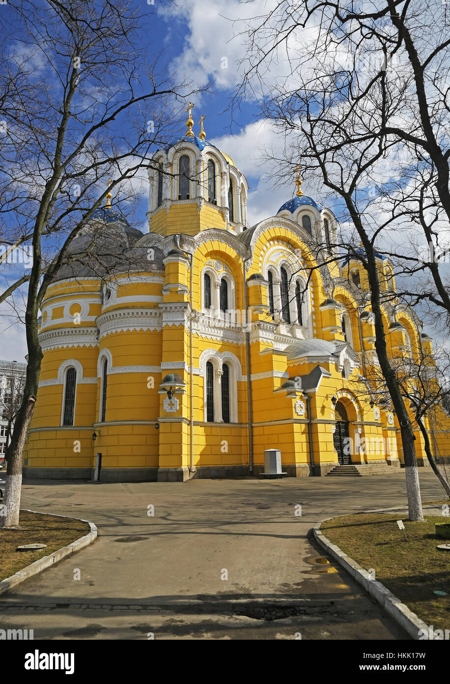Volodymyr Kathedrale in Kiew, Ukraine Stockfoto
