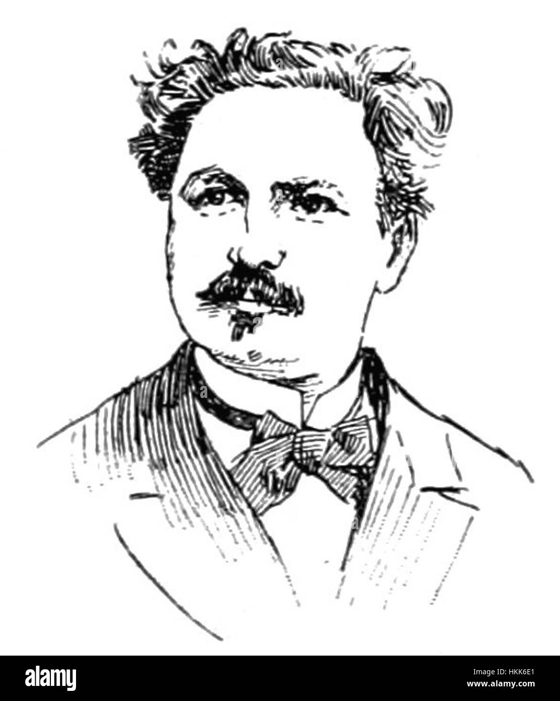 Ein Porträt von Francois Charles Ferdinand Firmin, bekannt für seine Arbeit in historischen Porträts. Das Stück veranschaulicht seinen künstlerischen Stil und die französische Porträttradition des 19. Jahrhunderts. Stockfoto