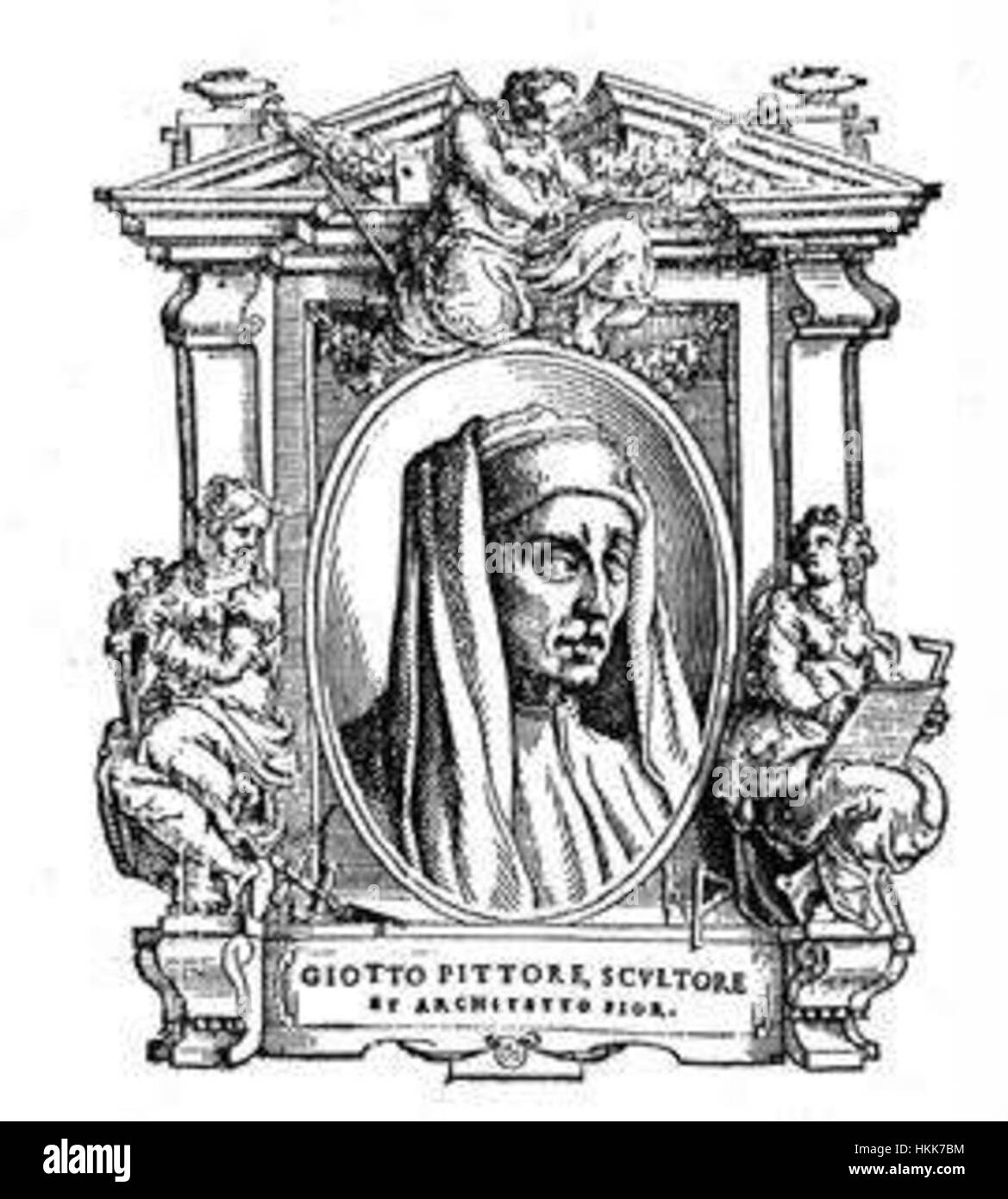 Giottos „Le Vite“-Serie ist eine Sammlung von Kunstwerken, die das Leben der Heiligen in lebendiger Detailtreue einfangen und die Expertise des Künstlers in der religiösen Ikonographie demonstrieren. Sein Werk veranschaulicht den Stil der frühen Renaissance, verbindet Realismus mit religiöser Hingabe und ist ein Eckpfeiler der italienischen Renaissance-Kunst. Stockfoto