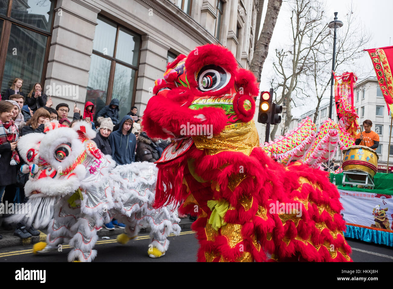 London, UK. 29. Januar 2017. Chinese New Year Parade/feiern in London, markiert den Beginn des Jahres des Hahnes. Bildnachweis: Ilyas Ayub/Alamy Live News Stockfoto