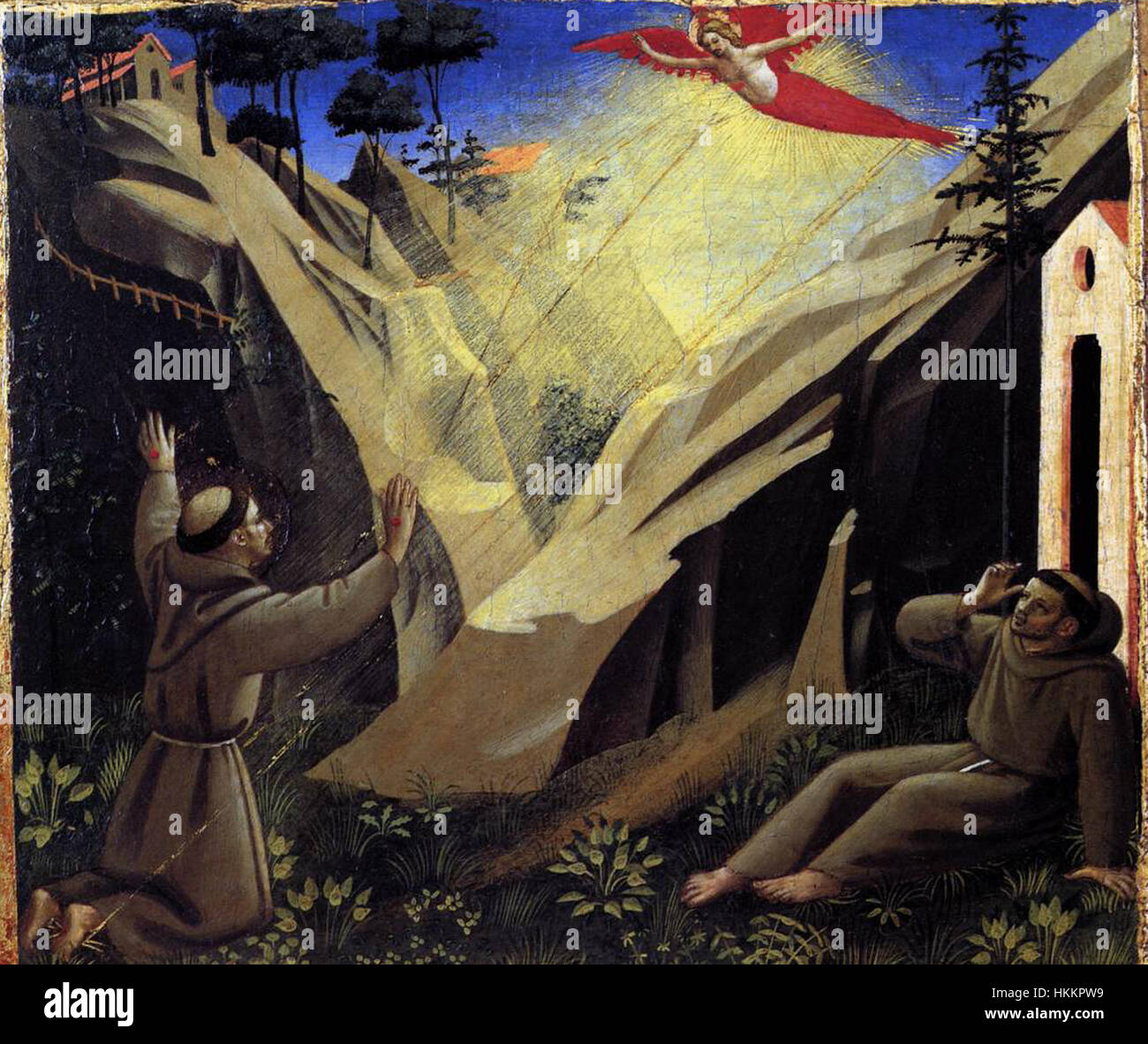 Angelico, Stimmate di San Francesco, Pinacoteca Vaticana