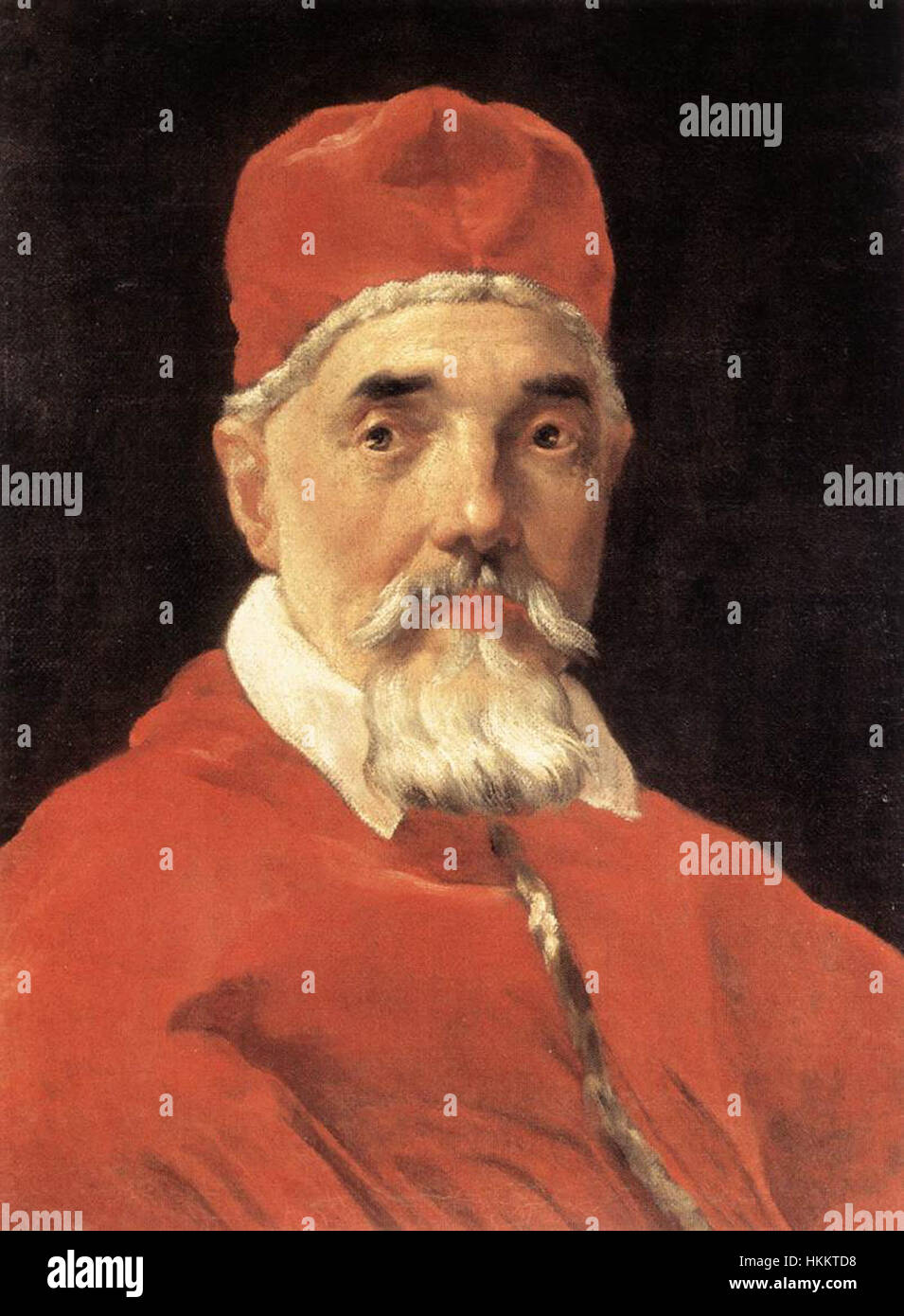Gian Lorenzo Bernini, ein italienischer Barockkünstler und Bildhauer des 17. Jahrhunderts, beeinflusste die römische Kunst und Architektur, mit bemerkenswerter Förderung durch Papst Urban VIII. Stockfoto