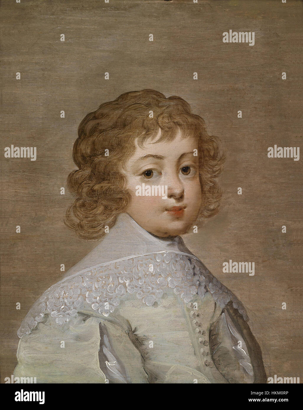 Anthony van Dyck (Workshop) Portrait eines jungen (vielleicht James II) Stockfoto