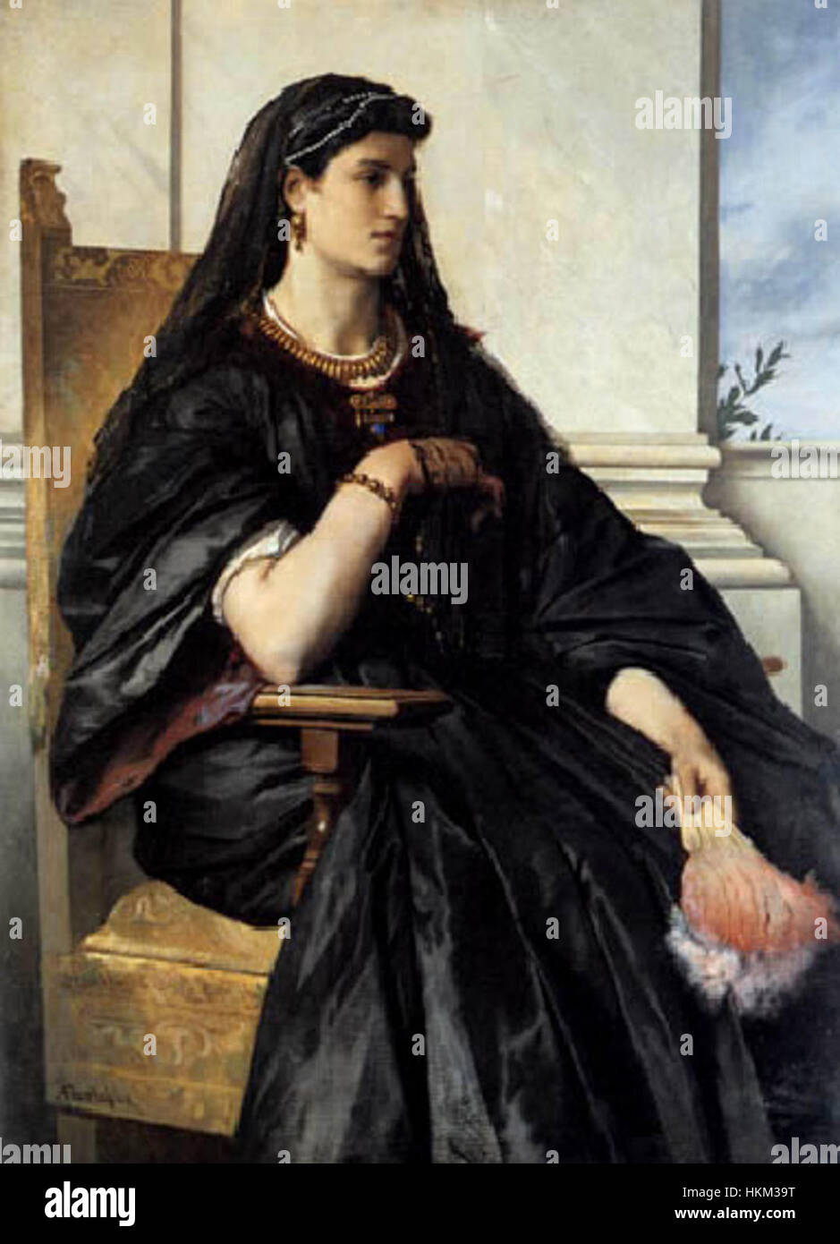 Bianca Cappello Feuerbach war eine italienische Adlige, die für ihren Einfluss auf die italienische Gesellschaft des 16. Jahrhunderts bekannt war. Sie war mit Francesco i de’ Medici verheiratet und spielte eine wichtige Rolle in der kulturellen und politischen Szene der Renaissance Florenz. Stockfoto