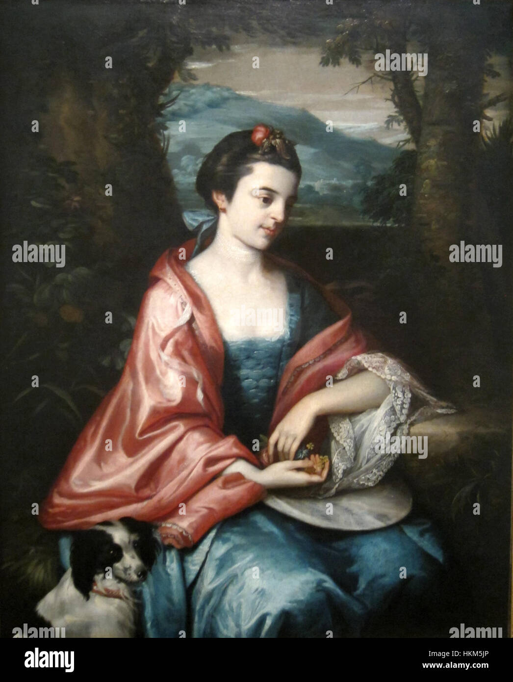 "Anne Allen, später Frau John Penn" von Benjamin West, Cincinnati Stockfoto