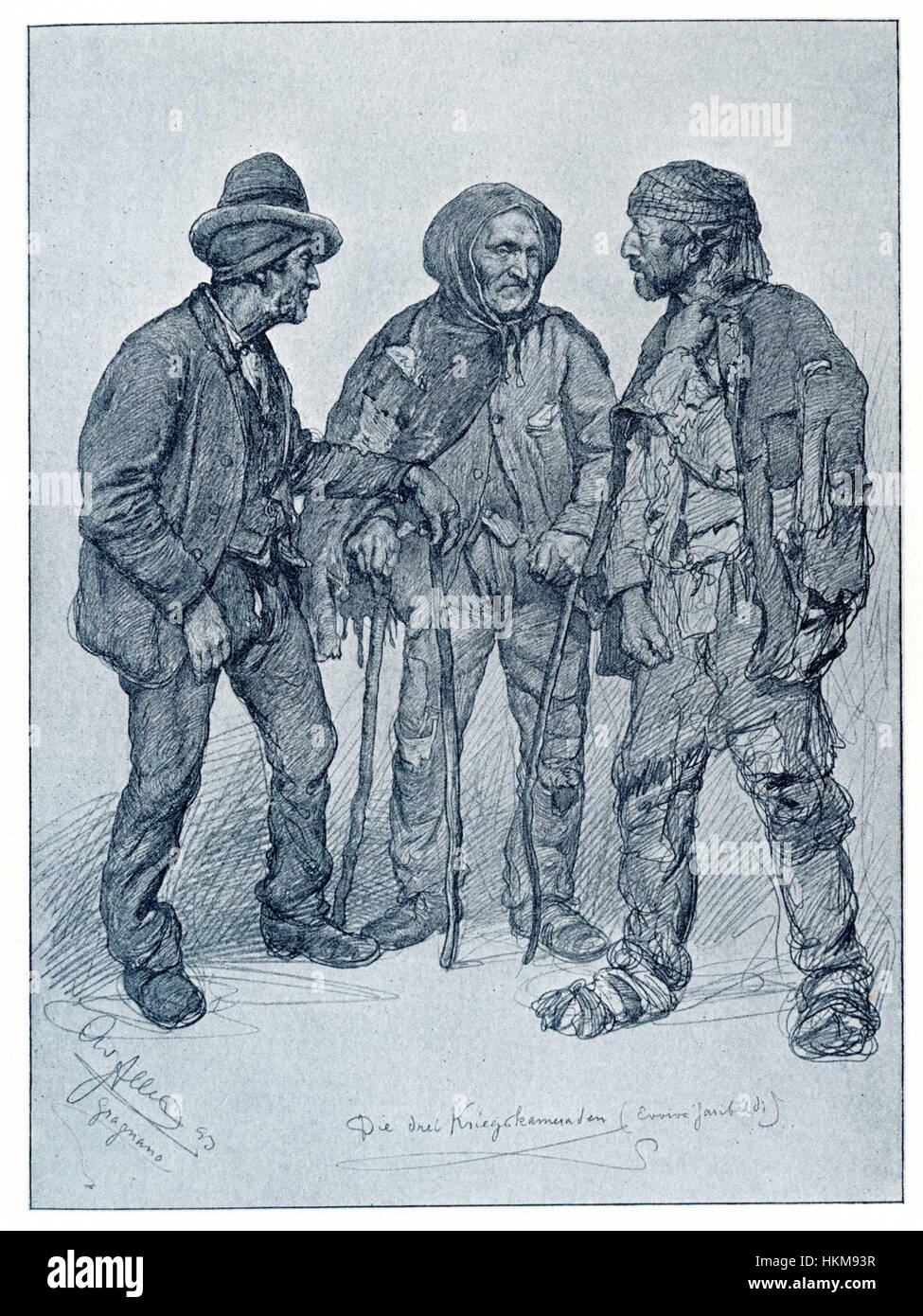 Dieses Kunstwerk von Allers-GragnanoMendicaGaribaldini erfasst die historischen und patriotischen Themen, die mit Garibaldis Kampagnen in Italien verbunden sind. Das Stück verkörpert den Geist des Risorgimento und die ideale der Freiheit und Einheit in Italien während des 19. Jahrhunderts. Stockfoto