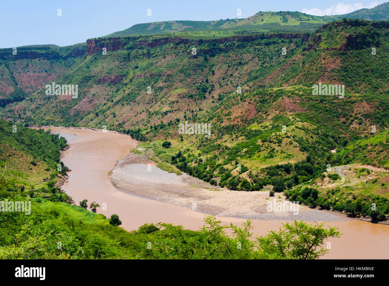 Großer Blauer Nil-Schlucht, Bahir Dar, Äthiopien Stockfoto