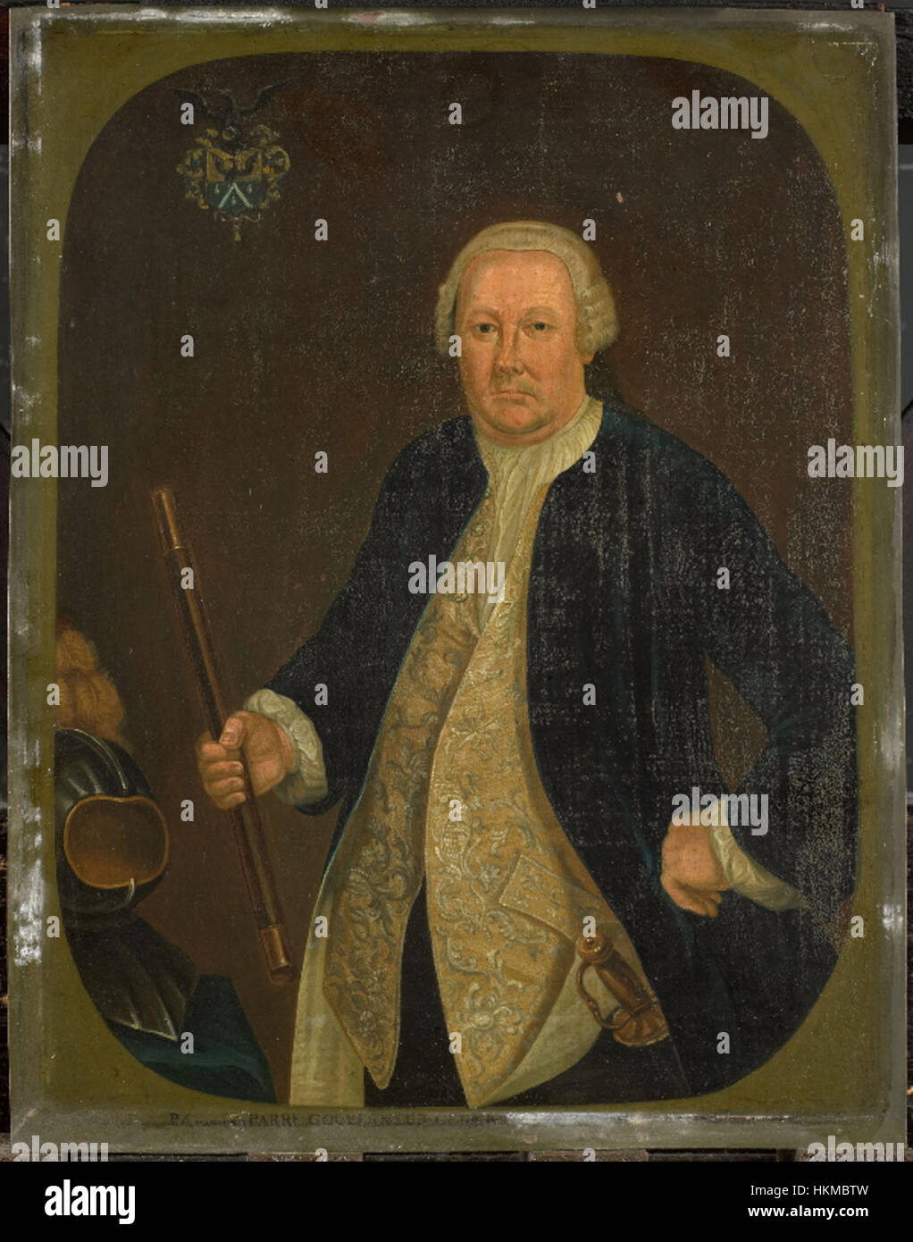 Petrus Albertus van der Parra (Kopie ca. 1800) Stockfoto