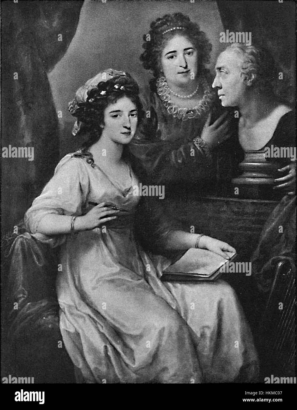 Dieses Porträt eines unbekannten Künstlers zeigt die Comtesse Anna Alexandrowna Tschernycheff, eine russische Adlige, und hebt die Eleganz und Raffinesse hervor, die typisch für die aristokratische Gesellschaft im Russland des 19. Jahrhunderts ist. Das Gemälde spiegelt die Anmut und den Adel der russischen Aristokratie während dieser Zeit wider. Stockfoto