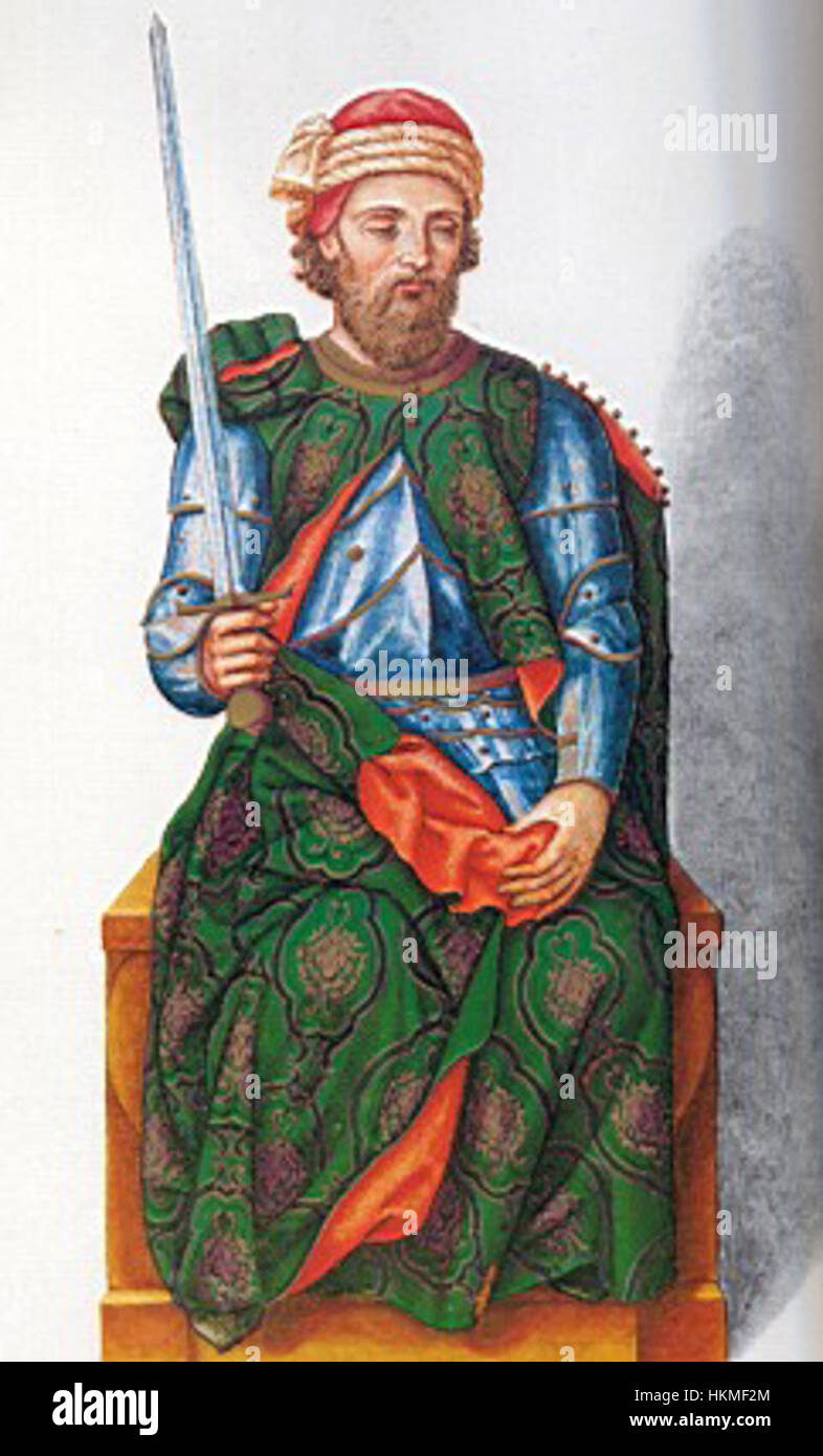 Alfonso XI der Olivenölseife Stockfoto