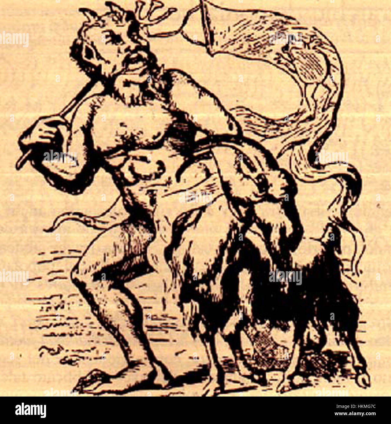 Das Gemälde Azazel zeigt den gefallenen Engel Azazel, eine Figur aus religiösen Texten, die oft mit Rebellion und Sünde in Verbindung gebracht wird. Das Kunstwerk konzentriert sich auf die dramatische Darstellung von Azazels Fall aus der Gnade. Stockfoto