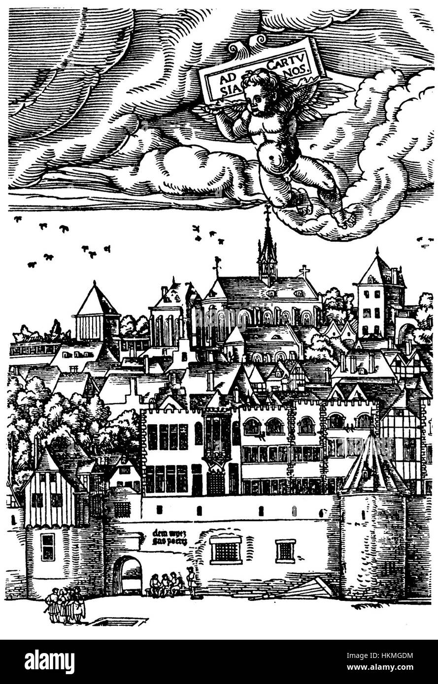 Anton Woensam Kartause Köln 1531 Stockfoto