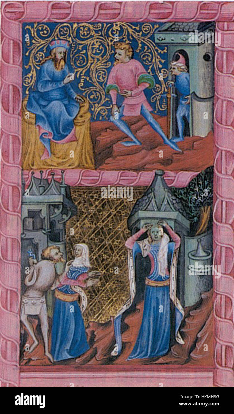 *Bible3* ist ein Kunstwerk, das Szenen aus der Bibel darstellt, wobei es sich wahrscheinlich um wichtige religiöse Erzählungen handelt, die Themen Glauben, Hingabe und biblische Geschichten in visueller Form darstellen. Stockfoto