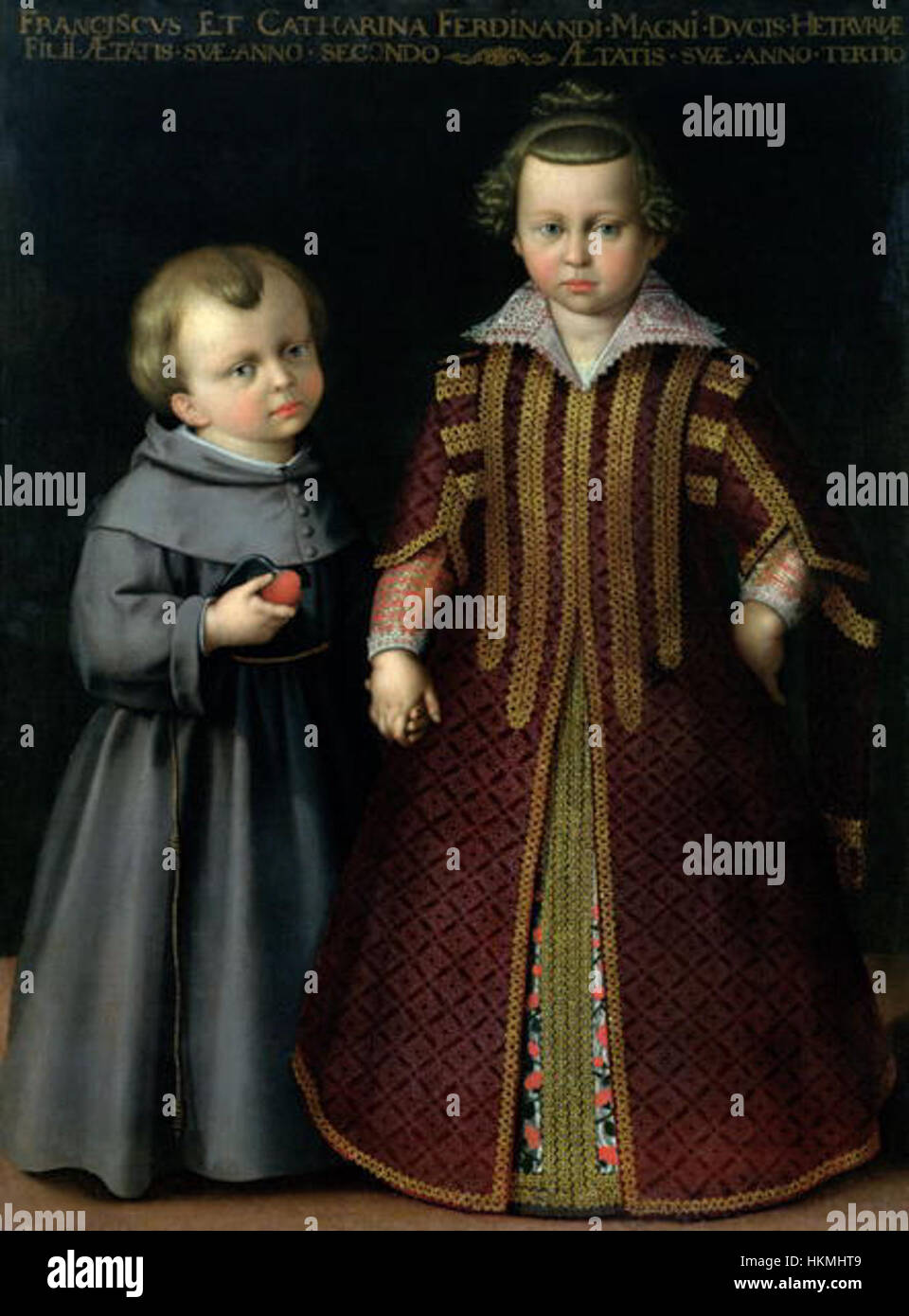 Francesco und Caterina Medici von Cristofano Allori Stockfoto