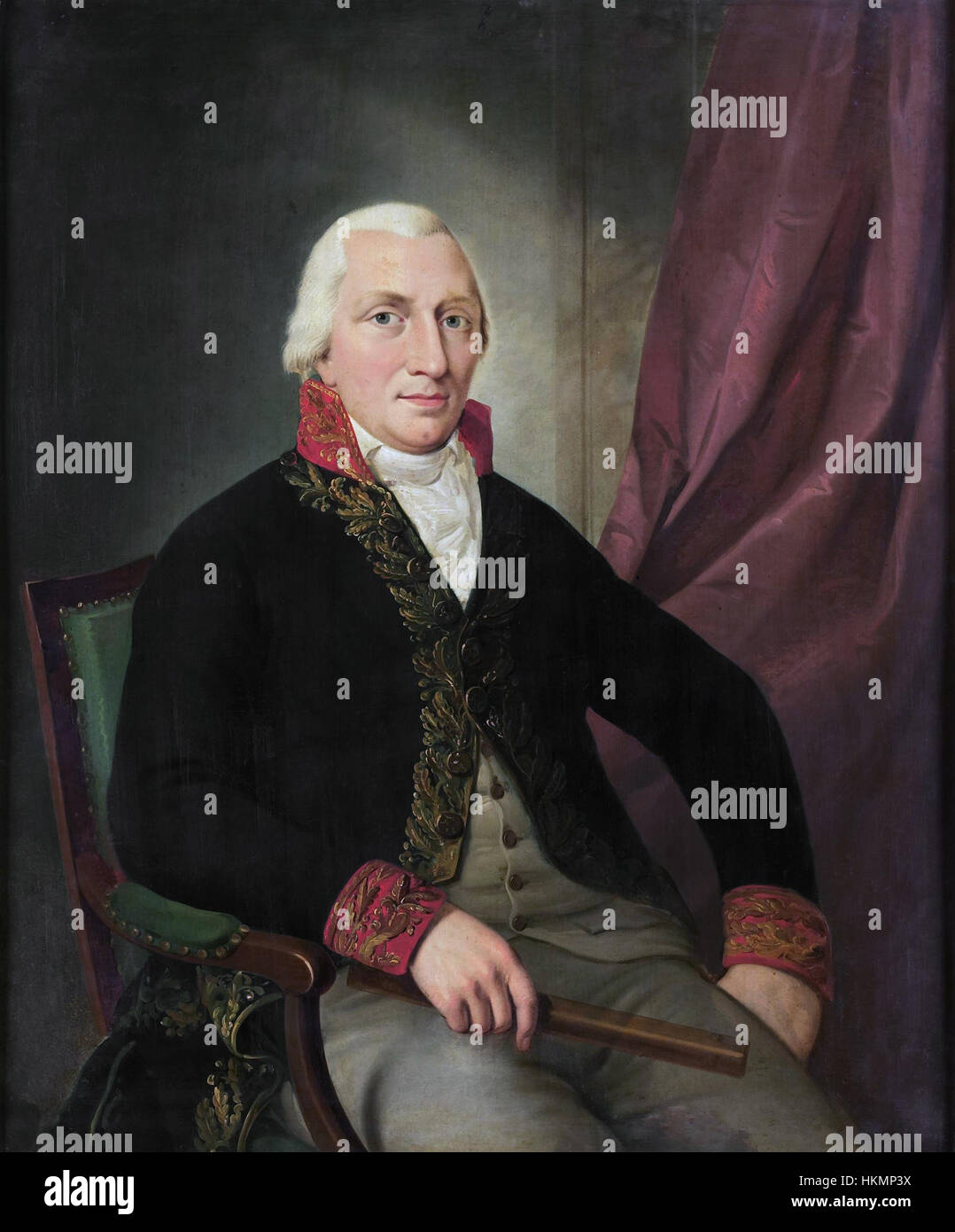 Albertus Henricus Wiese (1810) Stockfoto
