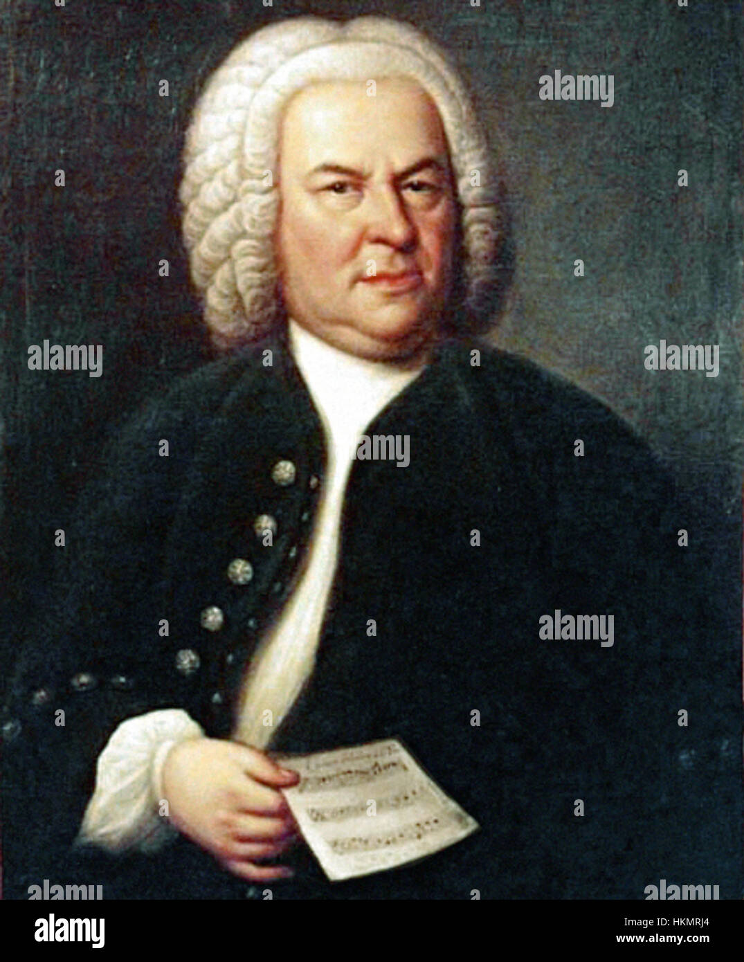 Dieses Kunstwerk ist eine Darstellung von Johann Sebastian Bach, einem der einflussreichsten Komponisten des Barock. Bachs Werke werden nach wie vor für ihre Tiefe, Komplexität und musikalische Meisterschaft gefeiert. Stockfoto
