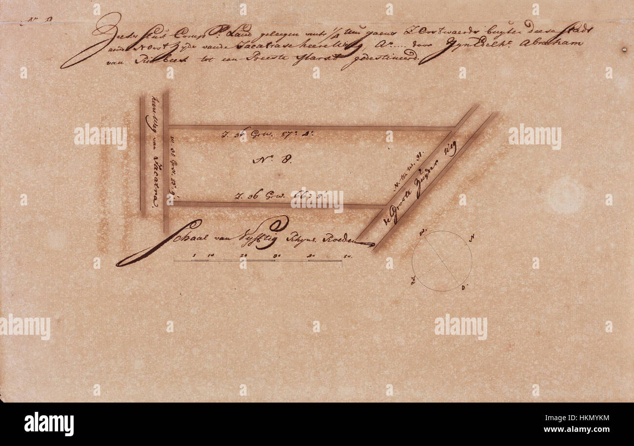AMH-6043-NA Karte von Ackerland im Bereich Batavia, Teil 8