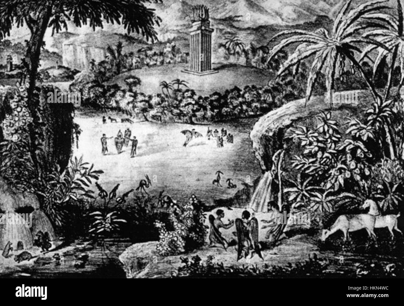 Dieses Kunstwerk reflektiert die Verschwörungstheorie des „Mond-Hoax“, die die Echtheit der Mondlandung Apollo 11 von 1969 in Frage stellt. Das Gemälde ist eine künstlerische Darstellung, die die Faszination der Öffentlichkeit für die Weltraumforschung und die Skepsis, die sie umgibt, erforscht. Stockfoto