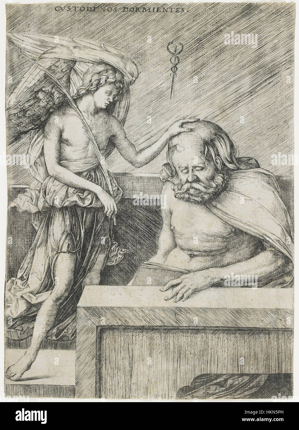 Jacopo de' Barbari - The Guardian Angel (Minneapolis Institute of Arts) Stockfoto