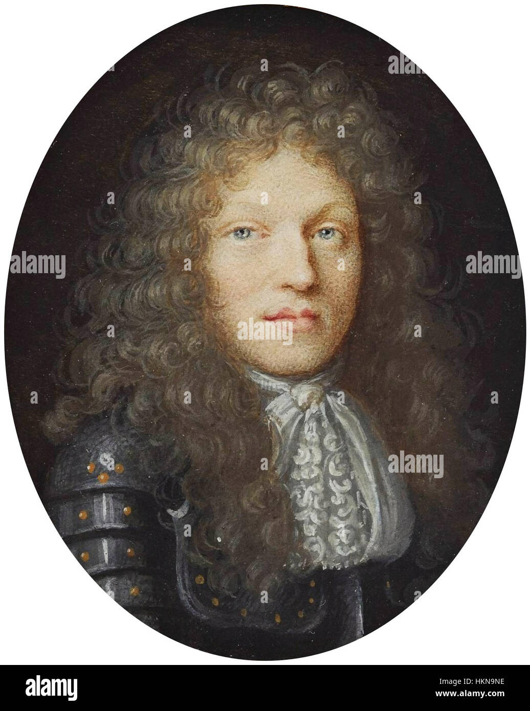 Das von Wagner gemalte Porträt Ludwigs VII. Von Hessen-Darmstadt fängt den edlen Herrscher mit königlicher Präzision ein. Bekannt für seine Führung und seine Beiträge zur Region, spiegelt das Gemälde sowohl seine Autorität als auch die künstlerischen Techniken dieser Zeit wider. Stockfoto