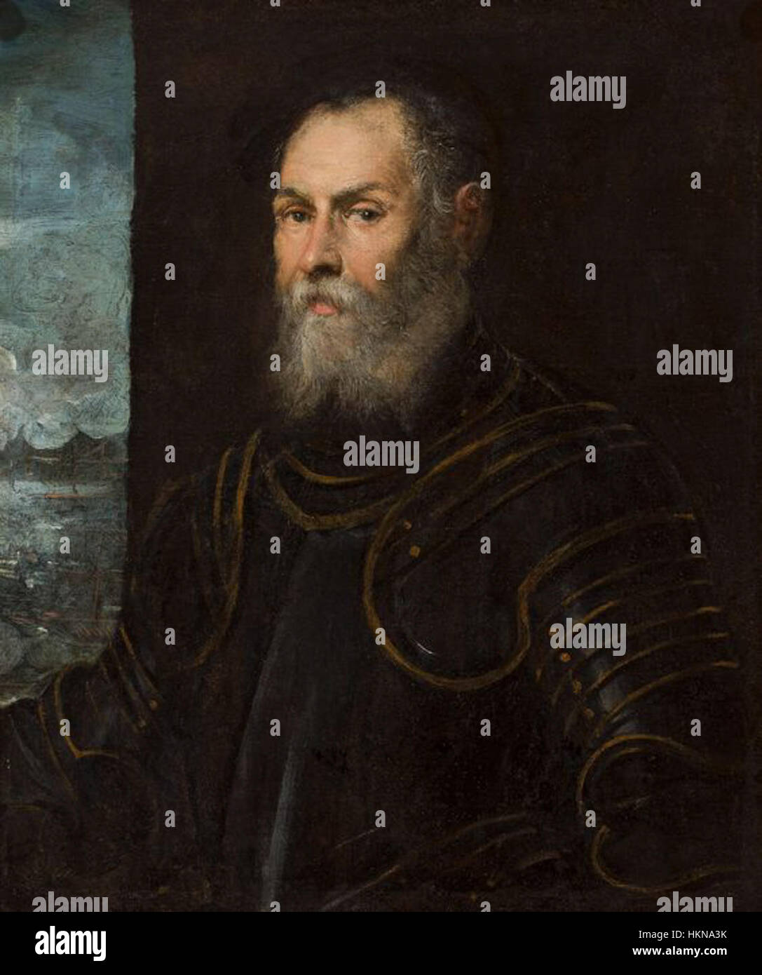 Tintoretto, venezianischer admiral Stockfoto