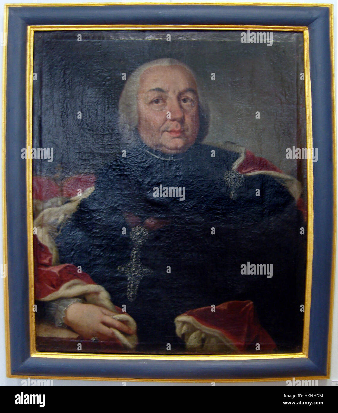 Adalbert v. Walderdorff Herrleins Kunstwerk fängt einen historischen Moment mit detailliertem Realismus und klassischen Techniken ein. Das Gemälde veranschaulicht Stil und historische Gegenstände des 19. Jahrhunderts und reflektiert kulturelle und gesellschaftliche Themen. Stockfoto