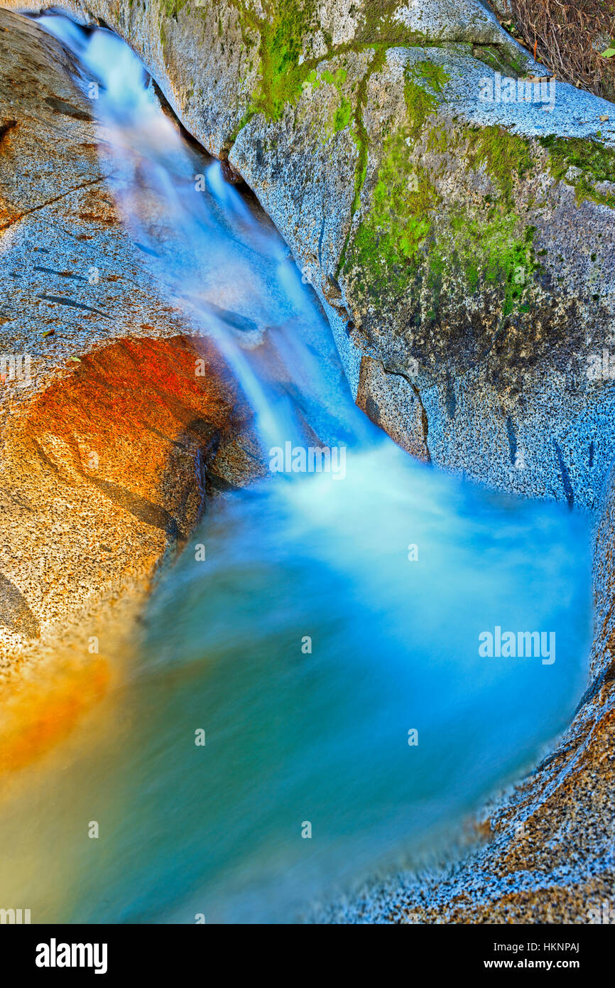 Noname Wasserfall entlang der Great Bear Rainforest, British Columbia, Kanada Stockfoto