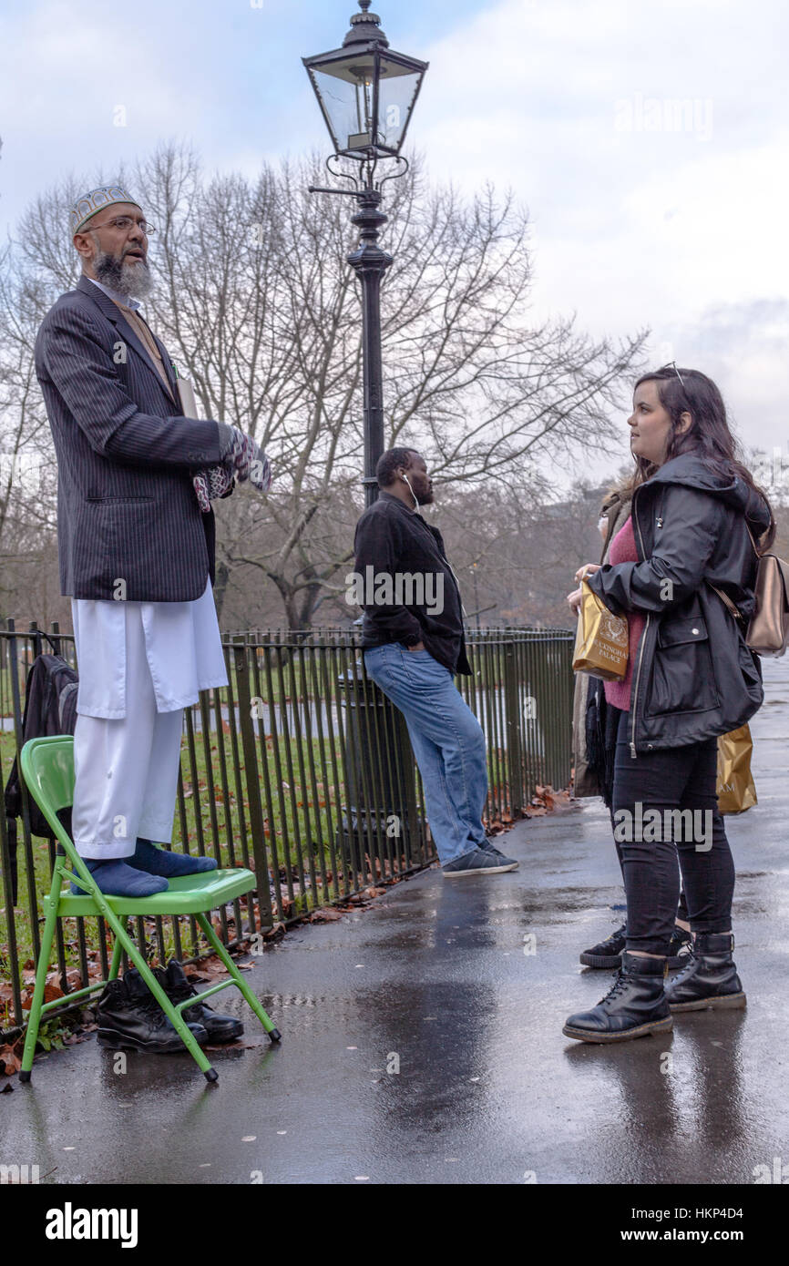 Der Prediger Stockfoto