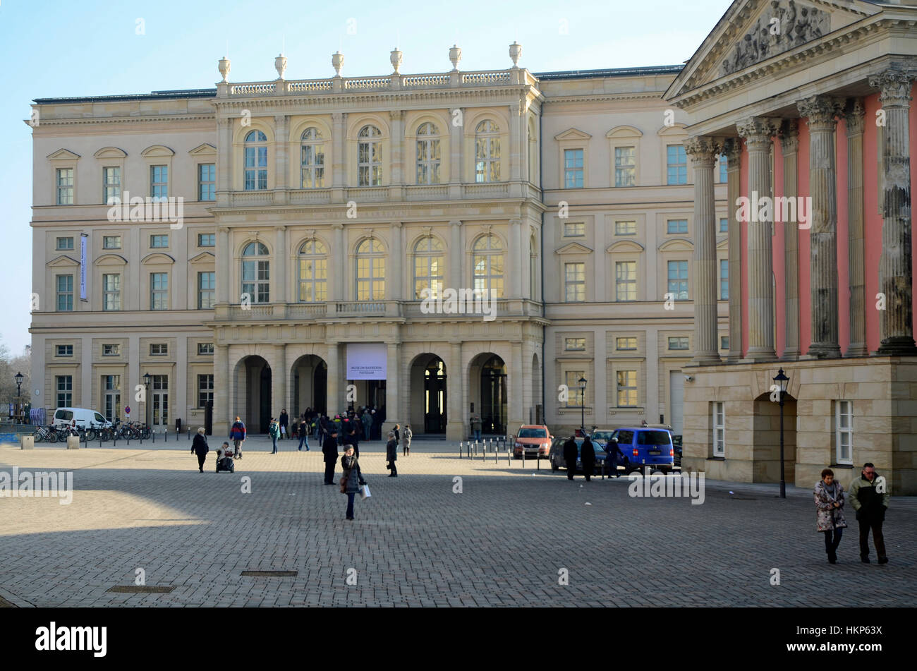 Palais Barberini "Alter Markt" in Potsdam-Museum Ausstellung Stockfoto