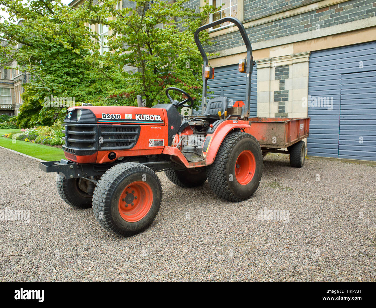 Kleinen Traktor Kubota B2410 Stockfoto