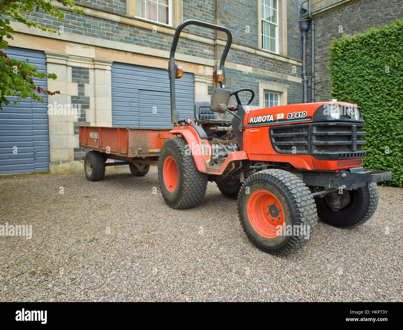 Kleinen Traktor Kubota B2410 Stockfoto