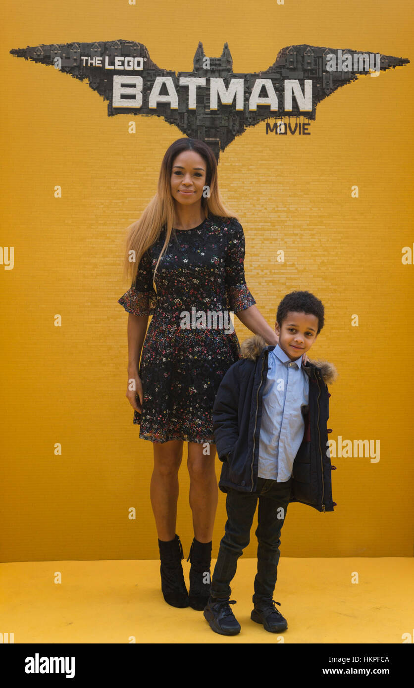 London, UK. 28. Januar 2017. Sarah-Jane Crawford. Warner Bros Pictures präsentiert eine Gala Screening The LEGO Batman Movie auf Empire Cineworld in Leicester Square. Stockfoto