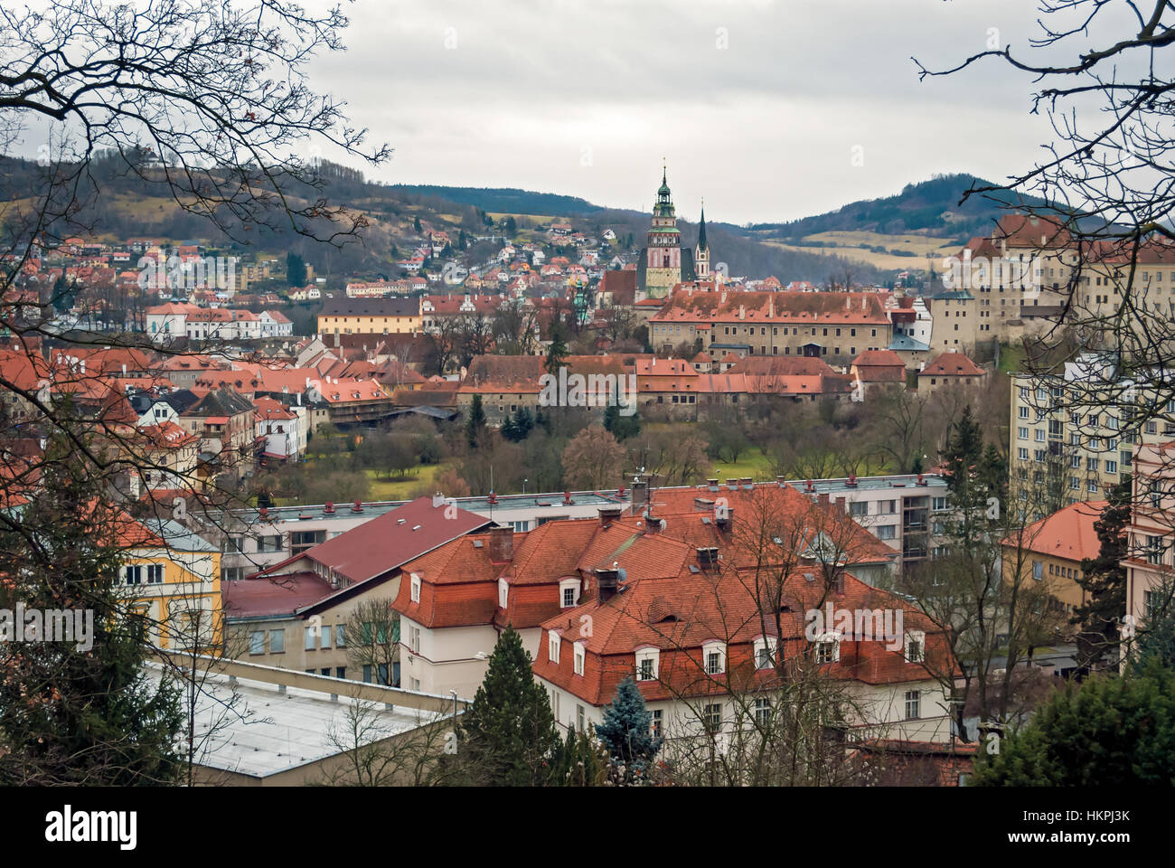 Cesky Krumlov, Tschechische Republik Stockfoto