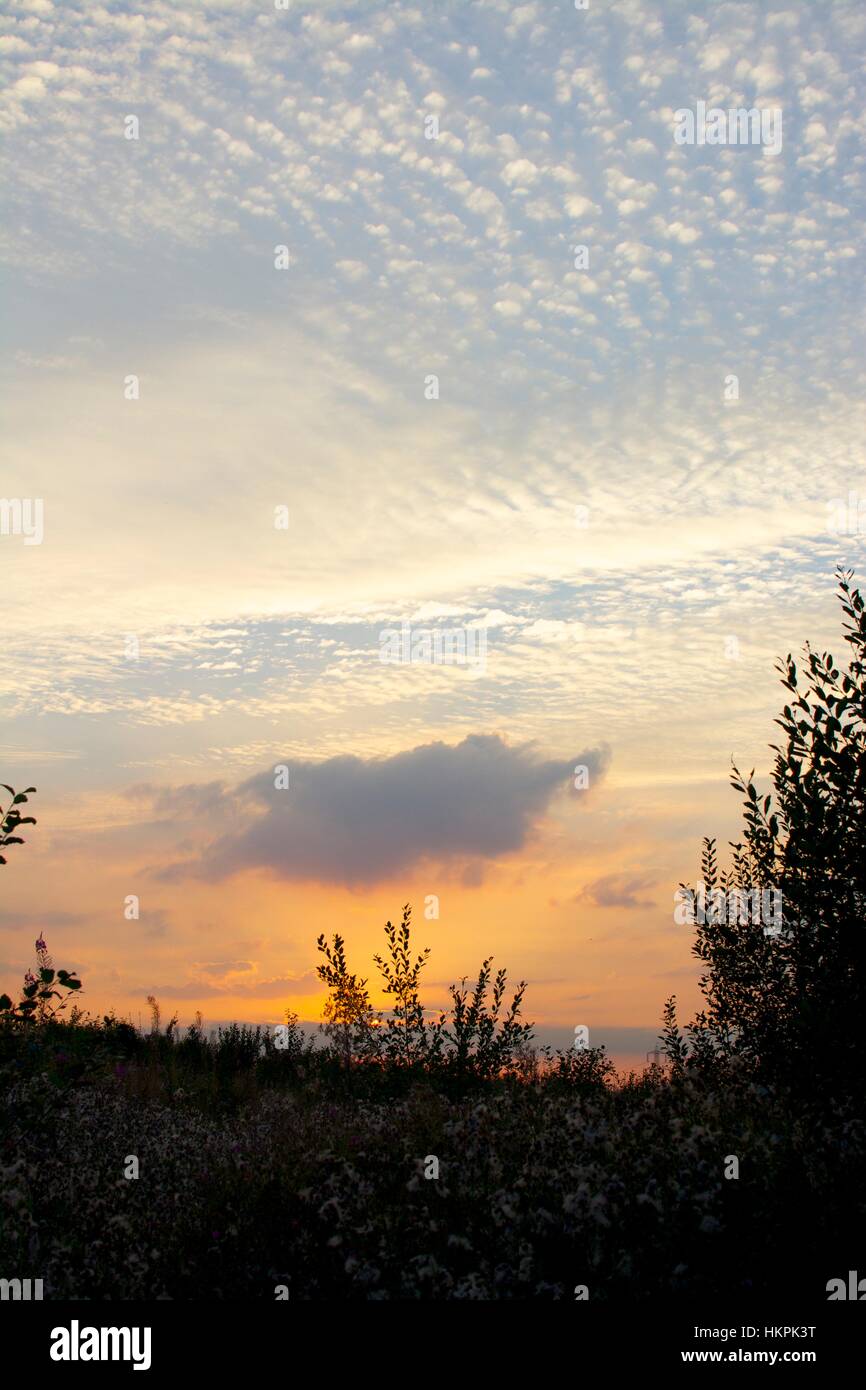 Sonnenuntergang-Blick Stockfoto