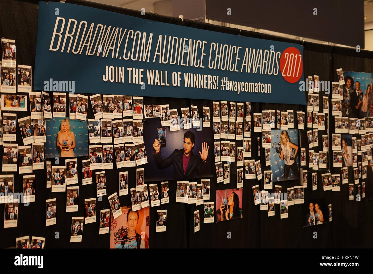 BroadwayCon Kongress für musical-Theater-Fans fand im Jacob K. Javits Convention Center in New York im Januar Stockfoto