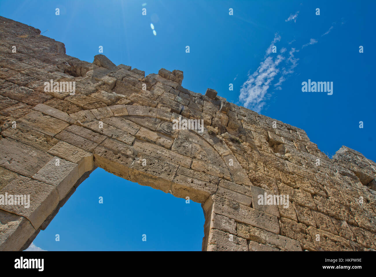 Perge griechischen & römischen majestätischen alten historischen Ruinenstadt in der Türkei Stockfoto