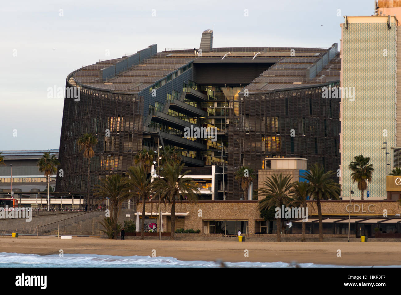 Biomedical Research Park Gebäude, Barcelona, Katalonien, Spanien. Stockfoto