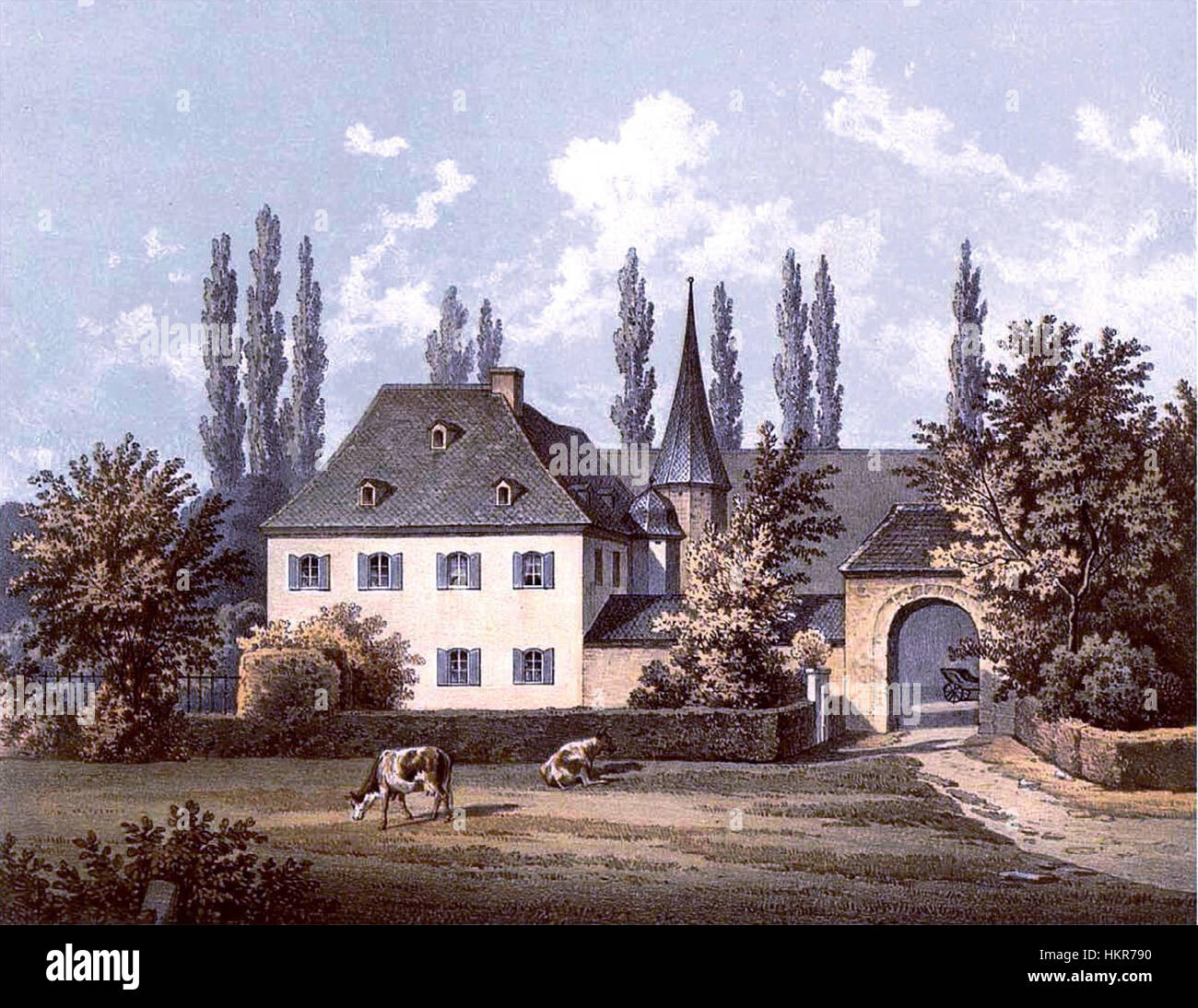 Die „Buslar Sammlung Duncker“ ist eine Kunstsammlung mit Werken verschiedener Künstler, darunter bedeutende historische Stücke. Die Sammlung bietet eine große Auswahl an Gemälden, Drucken und Zeichnungen, die das kulturelle Erbe widerspiegeln. Stockfoto