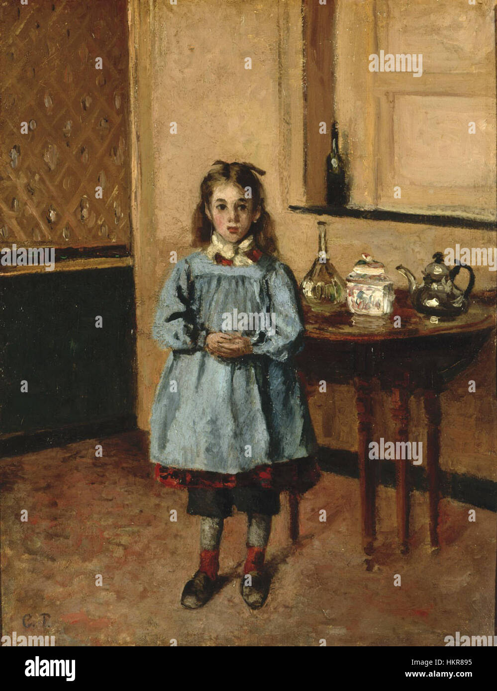 Camille Pissarro, Minette, ca. 1872. Öl auf Leinwand, Wadsworth Atheneum Museum of Art, Stockfoto