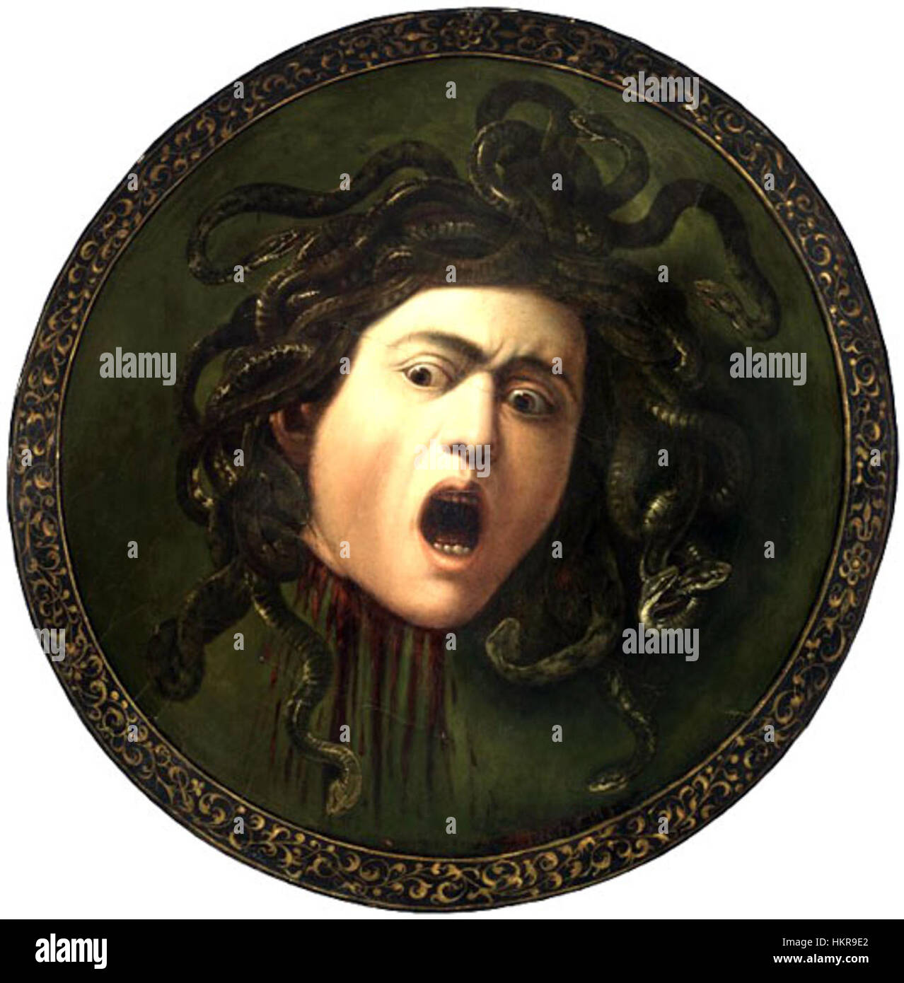 Caravaggio Medusa Murtola Stockfotografie Alamy