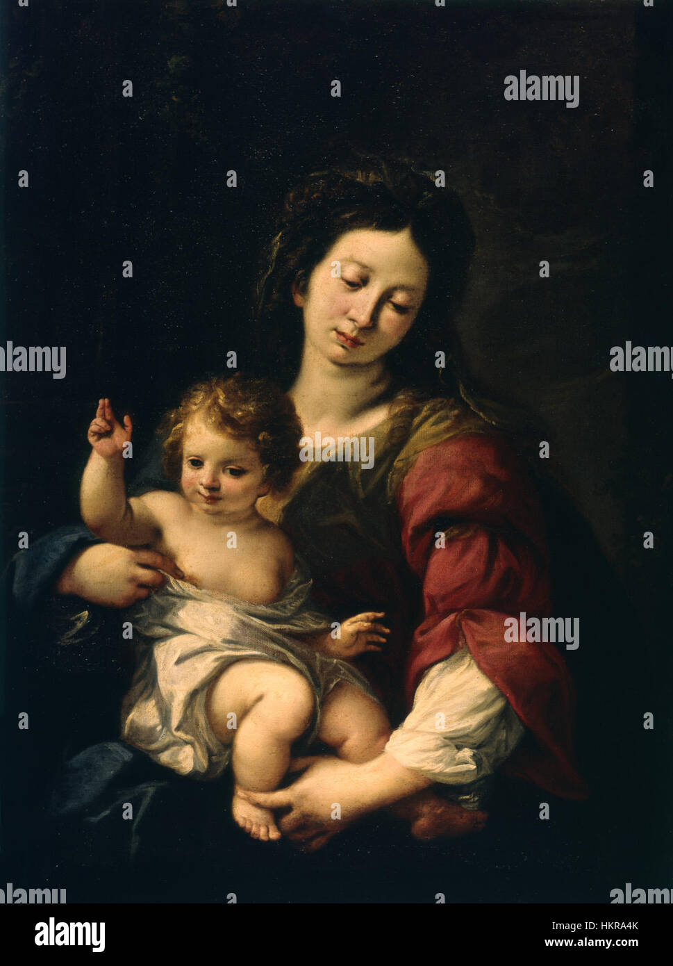 Carlo Francesco Nuvolone - Madonna mit Kind - Walters 37463 Stockfoto