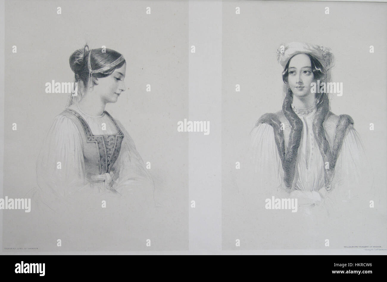 Dieses Gemälde von Catterson Smith mit dem Titel „Bauernmädchen von Siebser“ stellt einen walachischen Bauern aus Orsova dar und zeigt das traditionelle ländliche Leben und das kulturelle Erbe der Region. Stockfoto