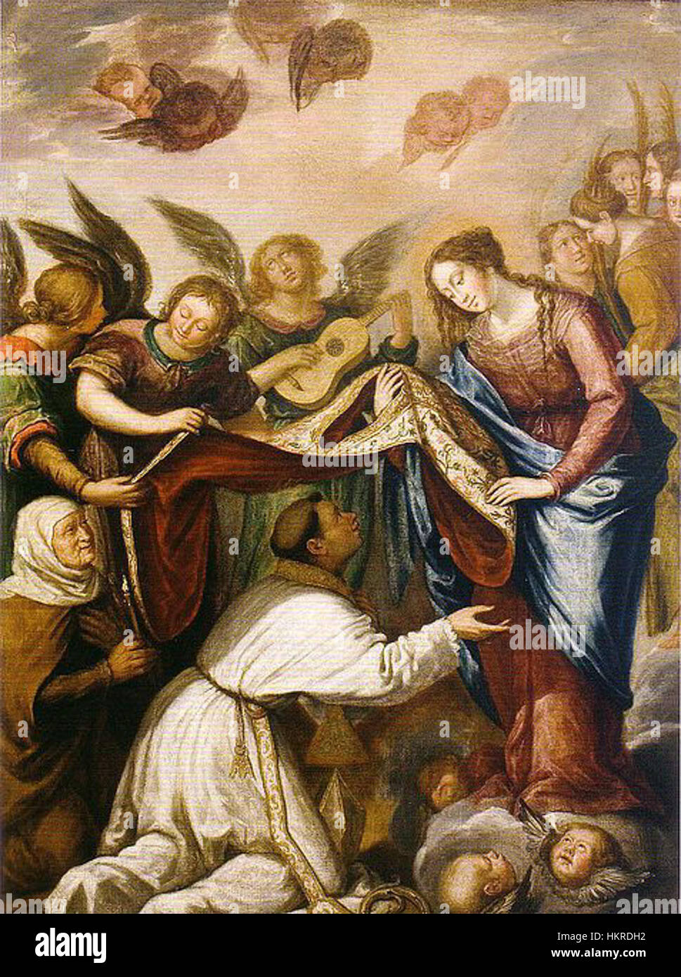 Ceronio-Imposicion De La casulla Stockfoto